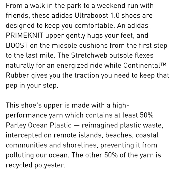 Adidas Ultraboost 1.0 Running Shoes Women's 8.5/9 Euro 39.5 Men's 7.5 NWOT - Picture 3 of 13